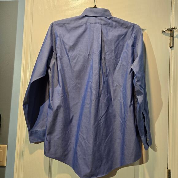 Brooks Brothers 100% cotton Button up Blue 15-33 - Picture 2 of 4